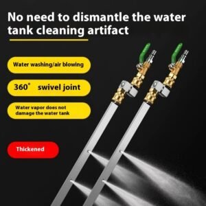 Radiator Cleaning Rod Without Disassembly — 360° Swivel — Water Wash & Air Blow — Cars & Trucks — 40/60cm